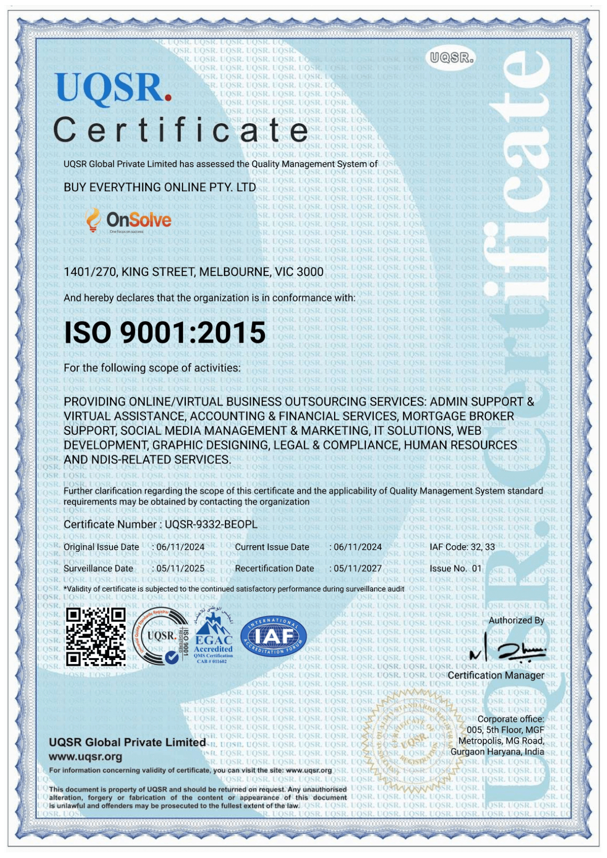 ISO 9001